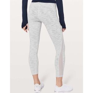 Lululemon Train Times Leggings 25” in Alpine White *High Waisted*